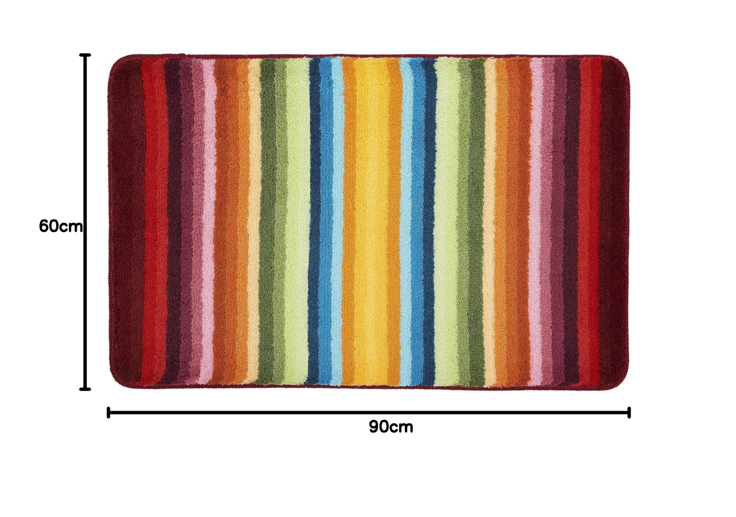 Meusch 2867148519 Dywanik łazienkowy Funky, 60 x 90 cm, wielokolorowy