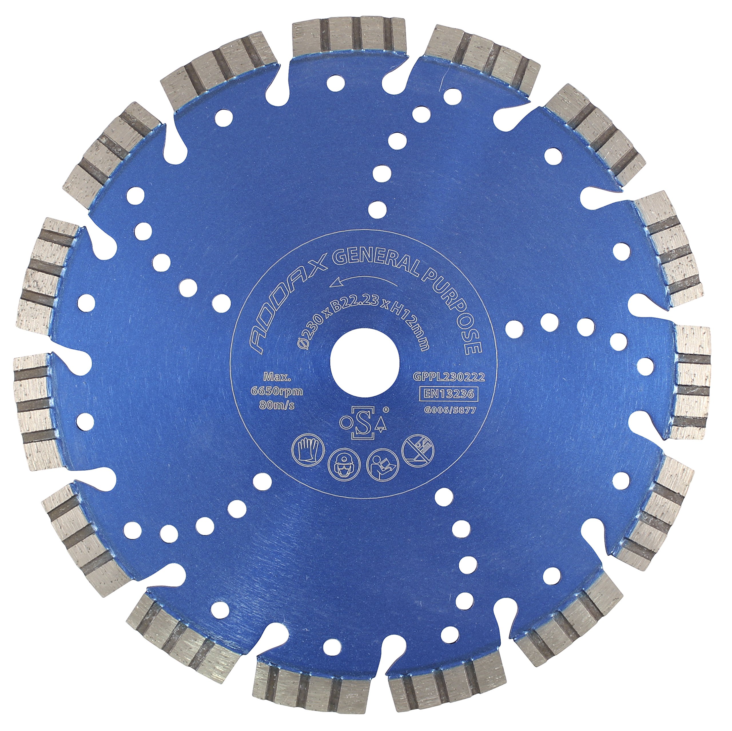 TIMCO 12mm Laser Diamond Blade - 115 x 22.2-1 pc, Silver