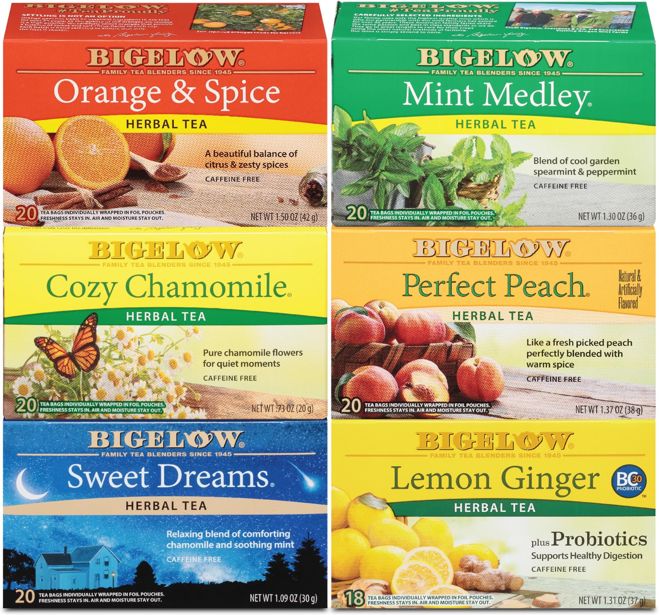 Bigelow Mixed Herb Teas, 118 Count by Bigelow Tea