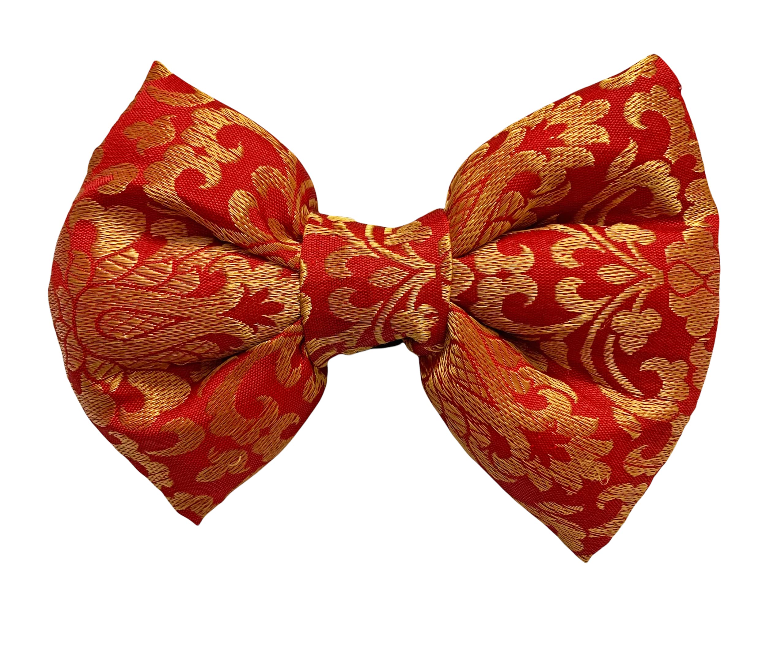 For The Fur Kids Traditional Diwali Pet Bow Tie: Wedding Dog Bow Tie (Red & Gold) (B085ZFH1T1) Amazon Price History, Amazon Price Tracker