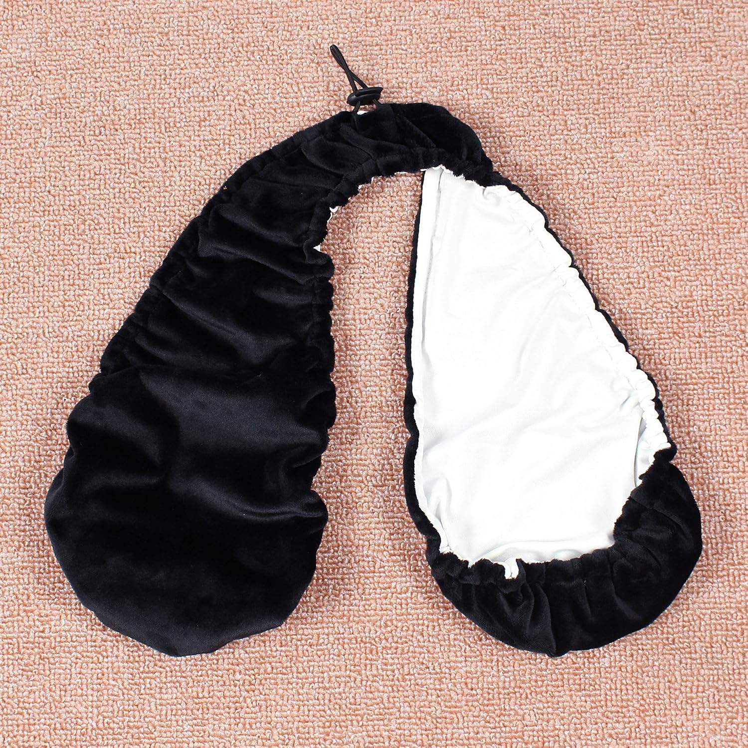 2027 New Adjustable Hands-Free Shower Towel Bra for Women, Soft Wrap Around Strapless Bath Towel Bra, Quick Dry Post-Bath Self Care Drying Wrap (Black,Large)