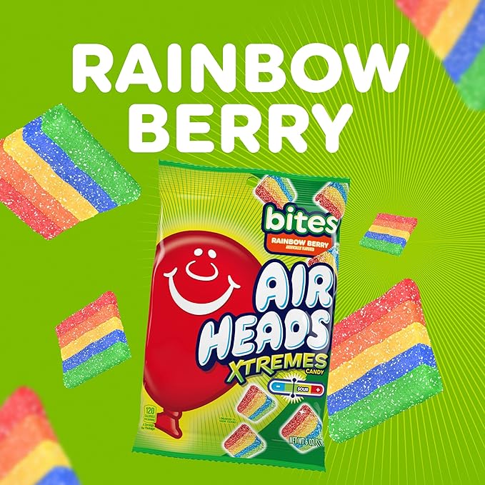 Airheads Xtremes Bites Rainbow Berry 30.4 oz miniatura 4