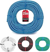 MAGMA Rouleau de Corde Elastique | Diamètre 6 mm - Sport Nautique, Survie, Voile, Bateau, Camping, Bâche | pour Intérieur et Extérieur: Randonnée, Bivouac, Jardin (10, Bleu)