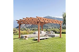 VEIKOU 12 X 14 arched pergola: A shady sanctuary for your outdoor oasis