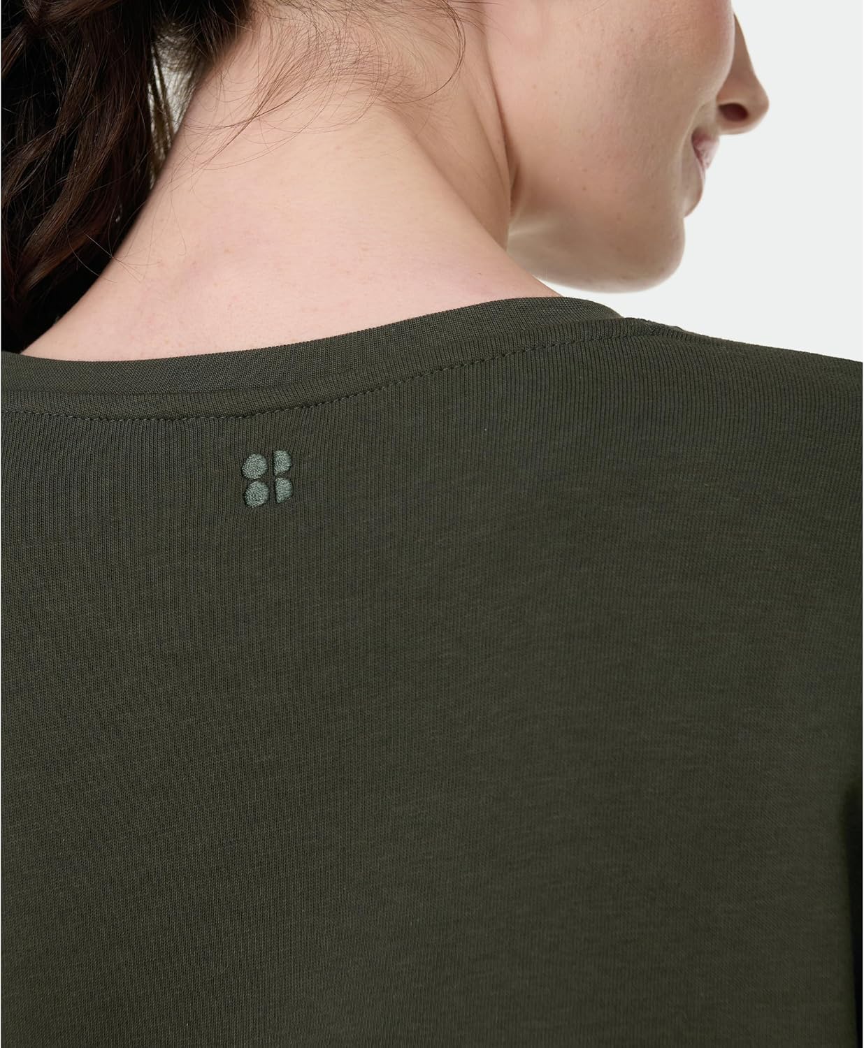 Sweaty Betty Women's After Class Cropped Crewneck Sweatshirt Sweatshirt, Nori Green, X-Small - Image 6