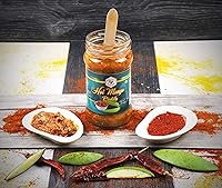 Vista 7 de TAJ - Pepinillo de mango picante, acar de mango picante 10.5 oz (300 g)