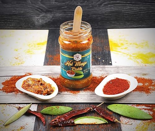 Miniatura 7 de TAJ - Pepinillo de mango picante, acar de mango picante 10.5 oz (300 g)