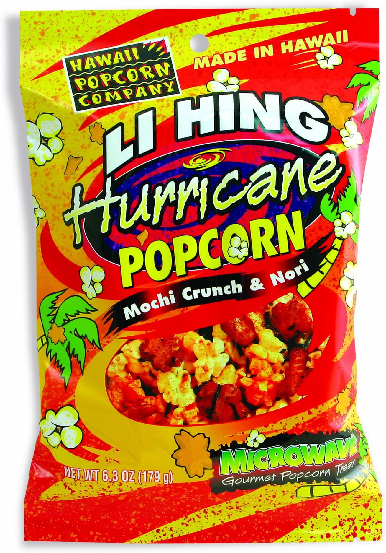Li Hing Hurricane Microwave Popcorn Singles