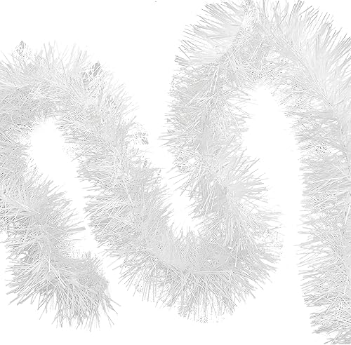 Allgala - Guirnalda de oropel para decoración navideña de 50 pies.