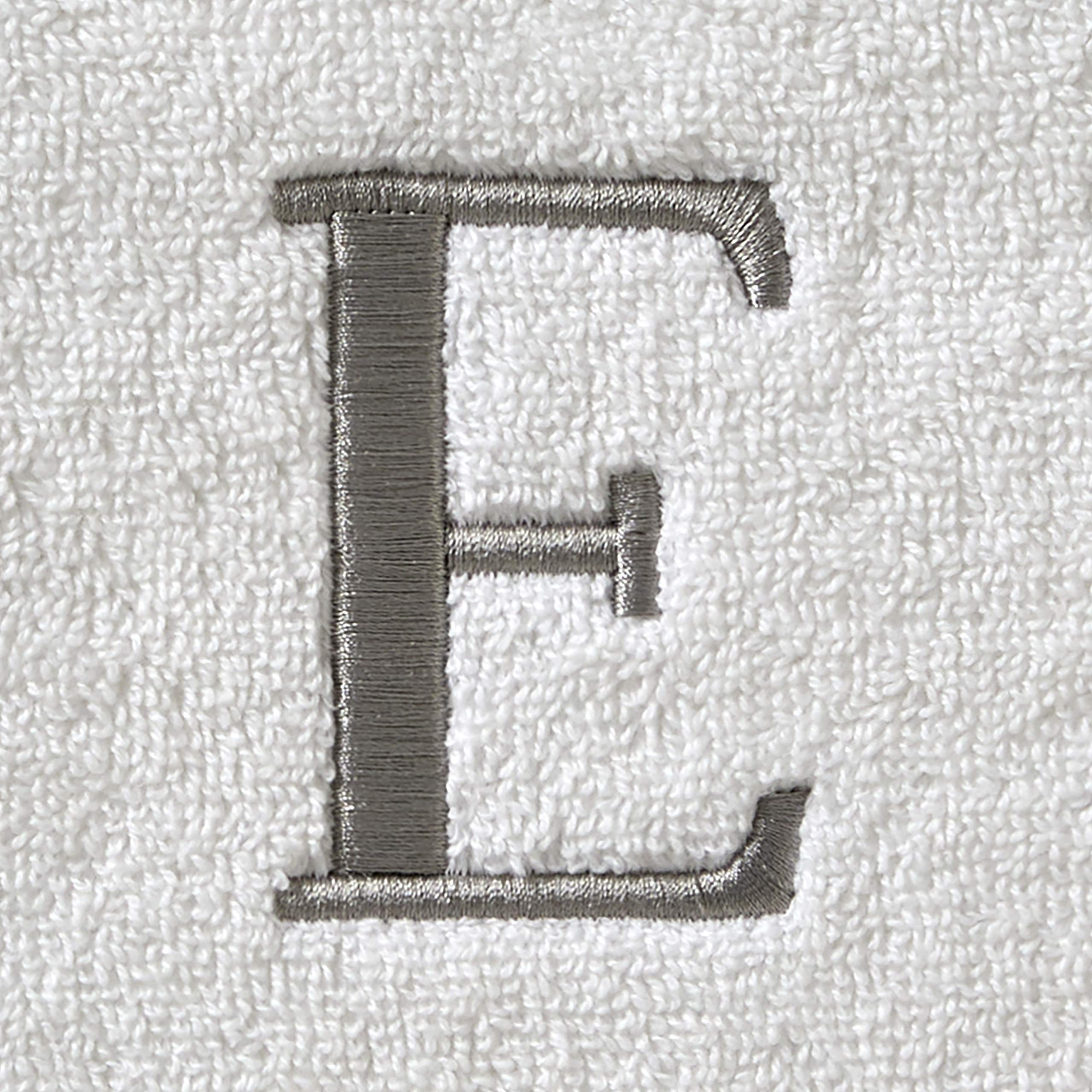 Personalized Bath Towels - Monogrammed E -2 Personalized Bath Towels - Monogrammed E -2