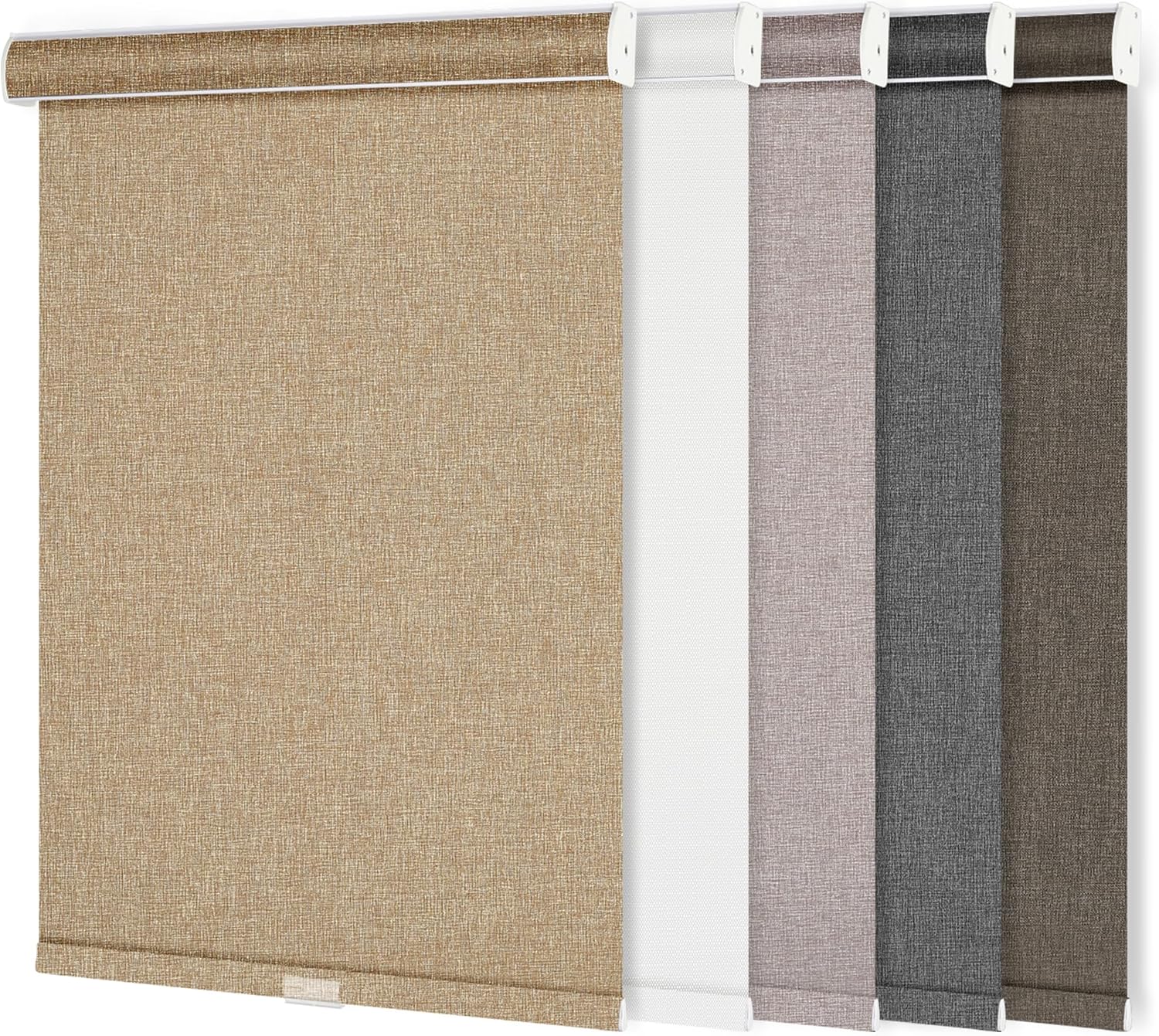 Sulugood Blackout Roller Shades for Windows Cordless Roller