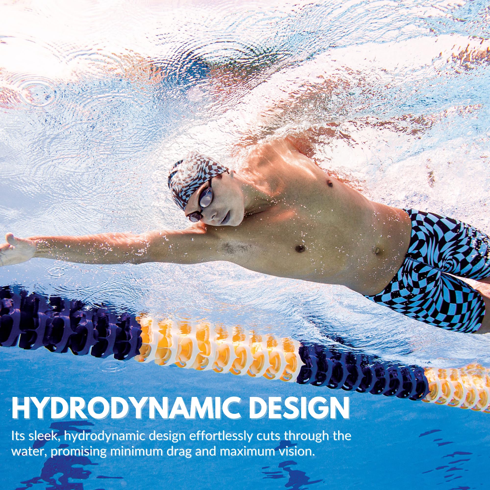 Sporti Boccaglio da nuoto per nuotare sul giro- Fascia per la testa flessibile, regolabile, tubo aerodinamico, bocchino in morbido silicone