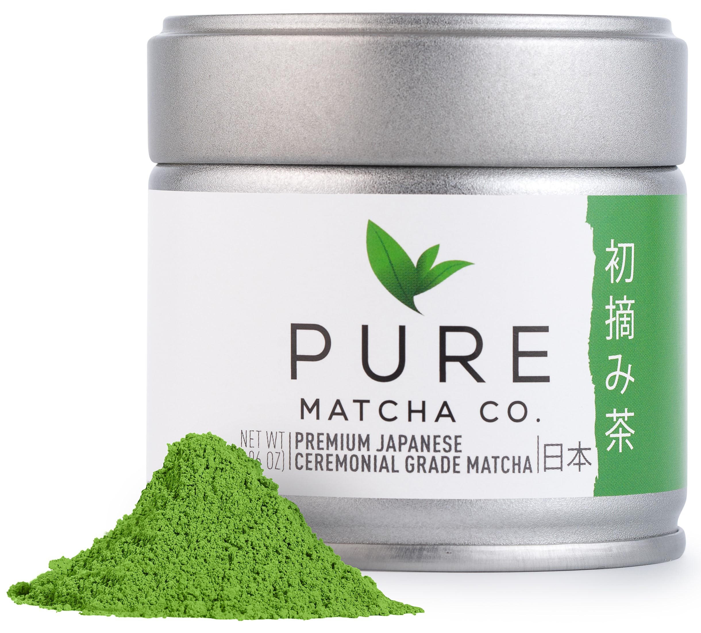 Pure Matcha Co | Premium Ceremonial Grade Matcha Green Tea Powder | Authentic Japanese Origin | Sugar Free | 30g, 1.06oz
