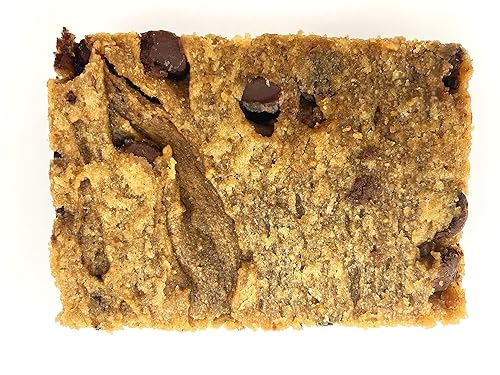 Barra de cebra de mantequilla de maní. 3 barras de brownie grandes de 4 onzas