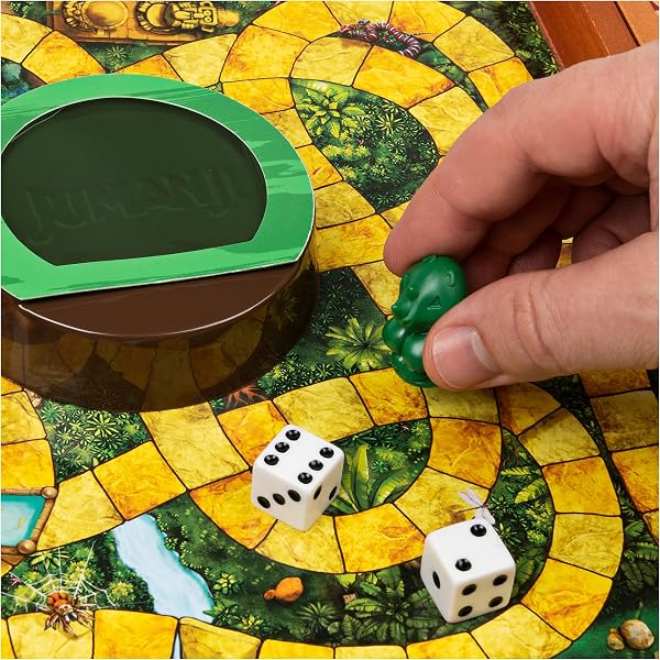 Spin Master Games - Jumanji Board Game in Spanish for 2-4 Players, Children and Adults - Gift Children 8 Years + - Board Games Children 8 Years + - 5