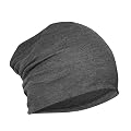 FabSeasons Charcoal Grey unisex-adult Cotton Slouchy Beanie and Skull Cap for Summer, Winter, Autumn & Spring Season, Ca