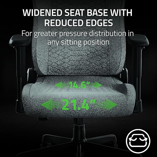 Miniatura 4 de Razer Iskur V2 X Silla ergonómica para juegos soporte lumbar integrado, asiento ampliado, cojines de espuma de alta densidad, reclinación ajustable