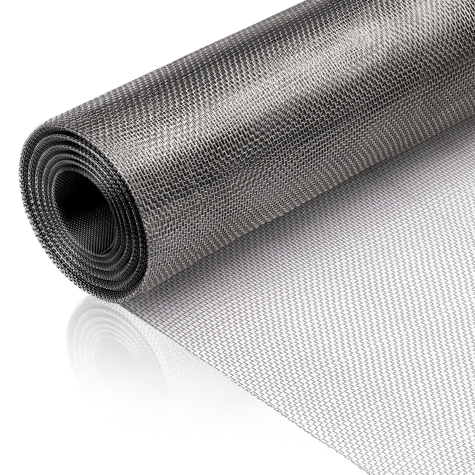 Wire Mesh Fine Mesh, 30 x 250 cm, Mesh Width 1 mm, 304 Stainless Steel Metal Grid, Filter Sieve, Vole Mesh, Fly Screen, Metal Mesh Rabbit Wire for Raised Bed (MM001-TSW-30 x 250)-image-30