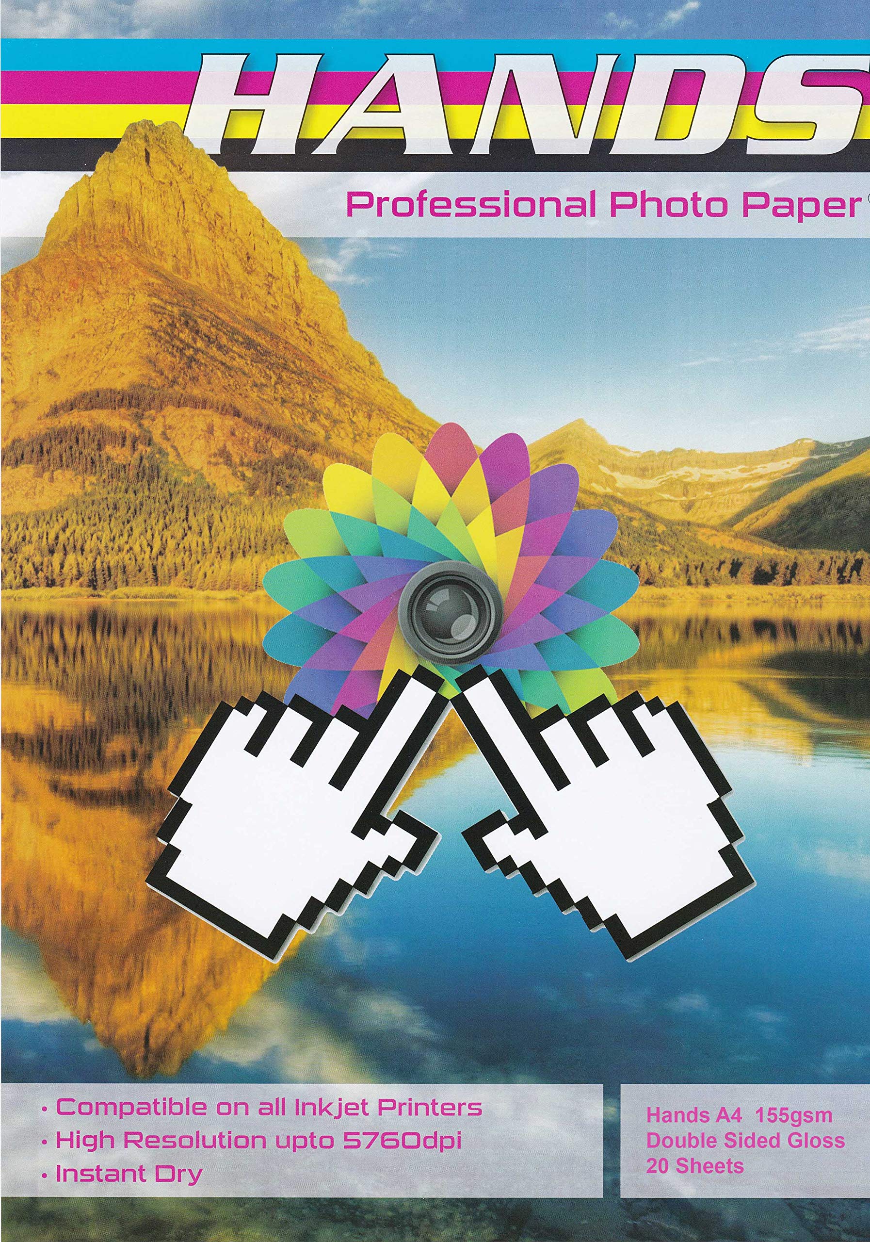 200 arkuszy A4 155 g/m², profesjonalny, dwustronny, błyszczący papier fotograficzny