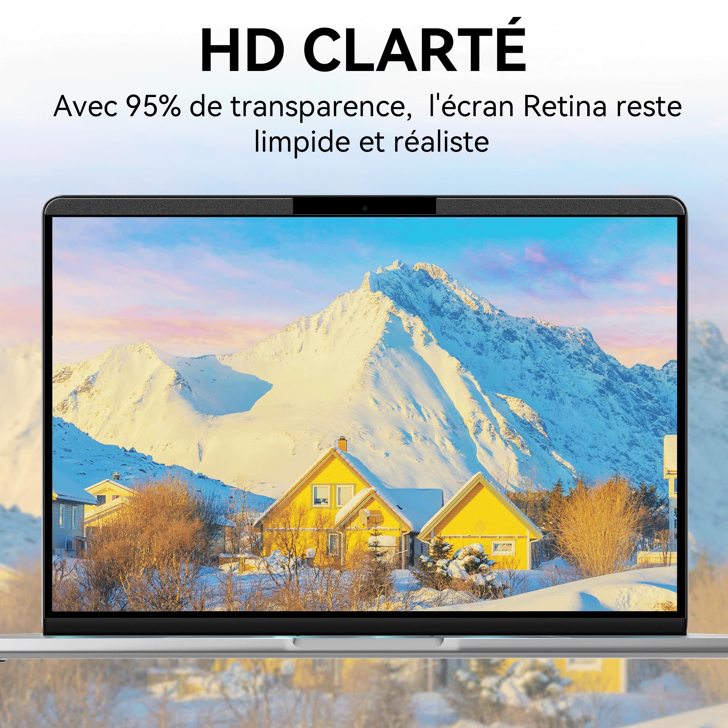 Magnétique Filtre de Confidentialité 16 Pouces 16:10 pour Ordinateur Portable HP Dell Acer Lenovo Thinkpad Envy Anti-Lumière Bleue