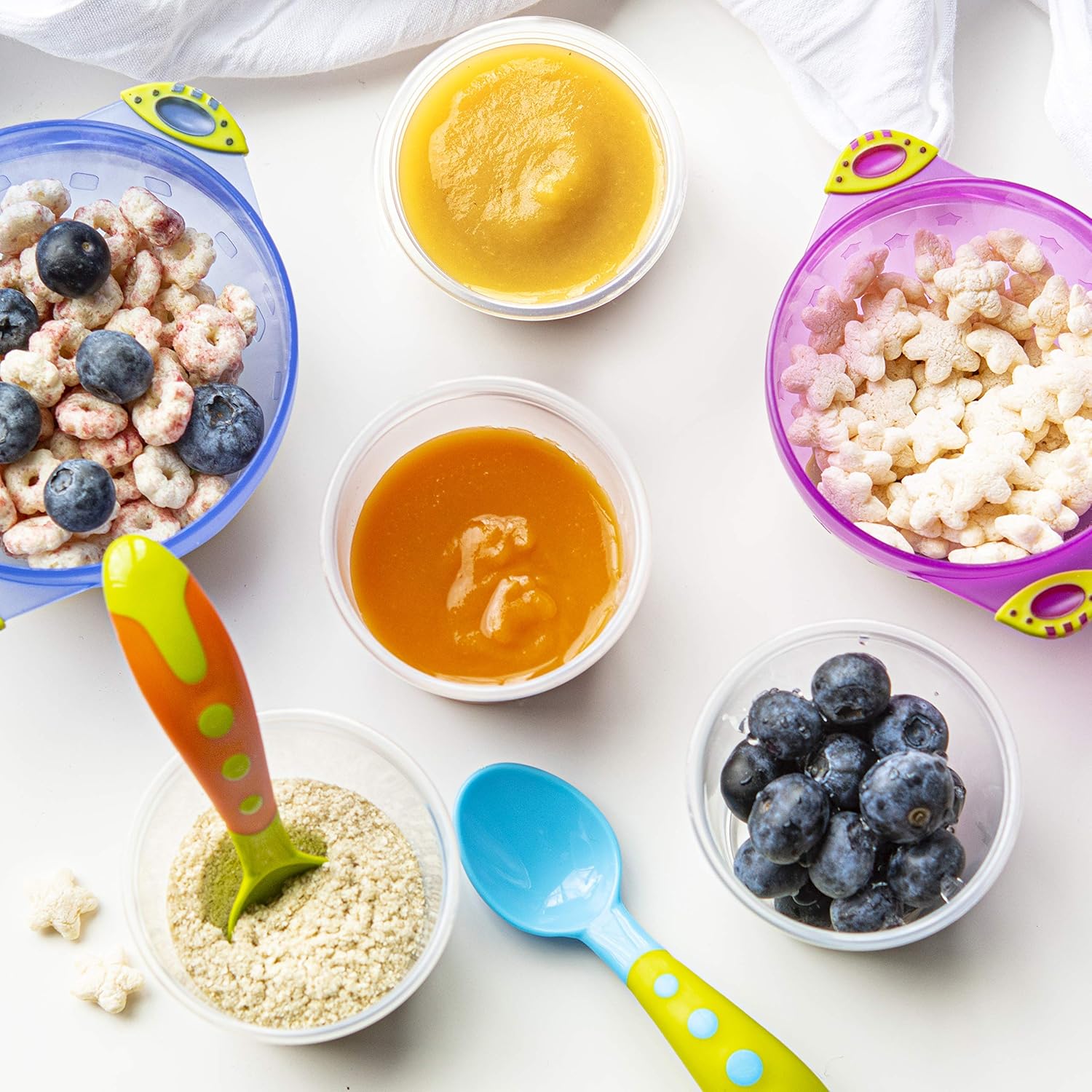 NYHI 2 oz Small Clear Plastic Cups Disposable Jello Shots with Snap on Leak Proof Lids Small Shot Cups Food Storage Containers for Party Portion Control Sauces Spices Liquid Dip (500)