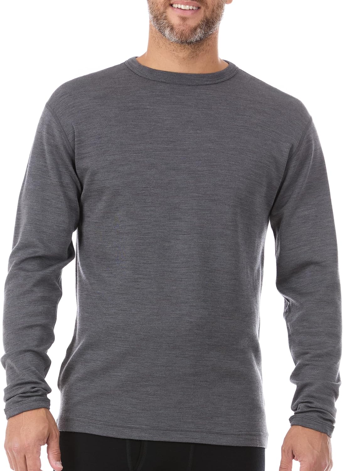 Men’s Thermal Base Layer: 100% Merino Wool Long Sleeve Shirt Men’s Thermal Base Layer: 100% Merino Wool Long Sleeve Shirt