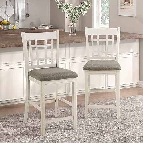 Miniatura 9 de Lexicon Dante Mesa ovalada de alto mostrador para 4, mesa de comedor de madera expandible con hoja extensible, base de almacenamiento incorporada,