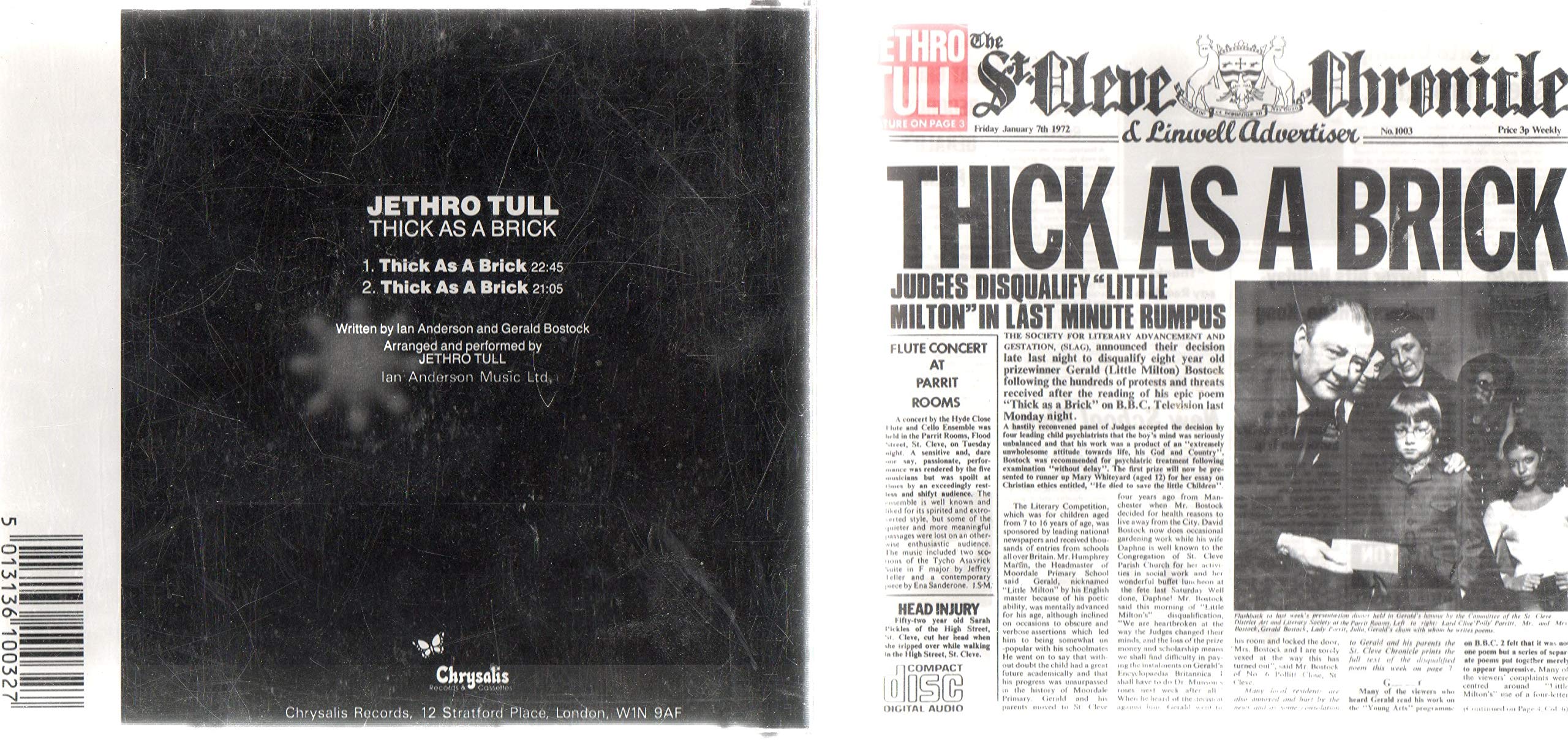 Thick as a brick [Audio CD]