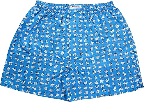 Amazon | [SENANNAM] タイシルク象柄トランクス シルク