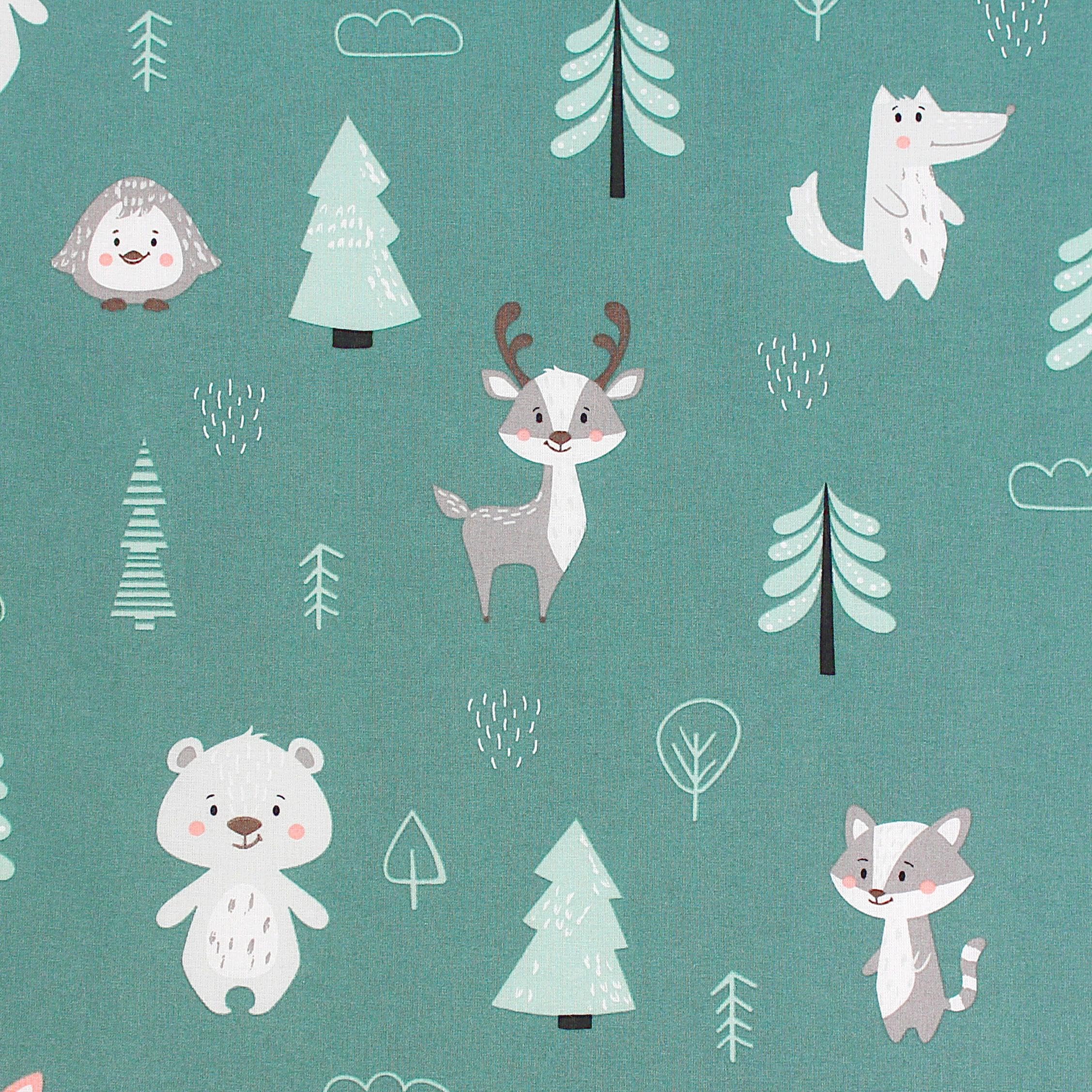 TupTam Colchón para Cambiador para Bebés Niños y Niñas, Safari/León/Marrón/Hojas/Verde, 70 x 50 cm — view 42