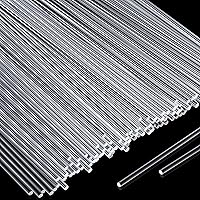 Vista 14 de Zopeal 200 palitos acrílicos para decoración de tartas, palitos de dulces para bodas, dulces, chocolate, galletas, postres, hechos a mano