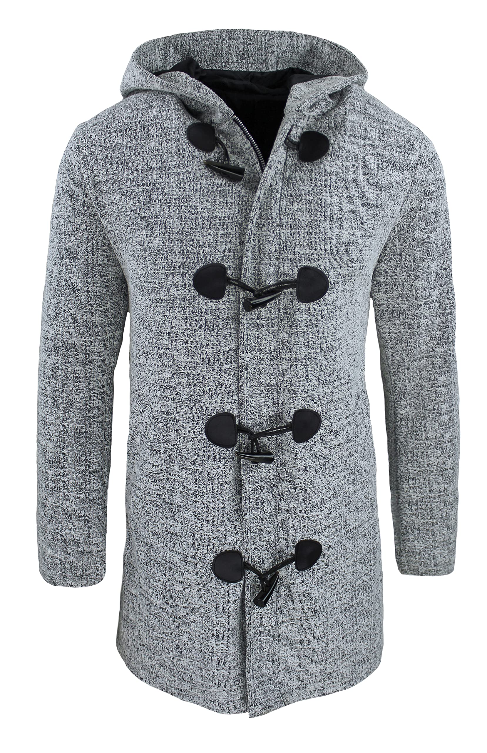 Evoga Giacca Montgomery uomo sartoriale Made in Italy elegante casual con cappuccio