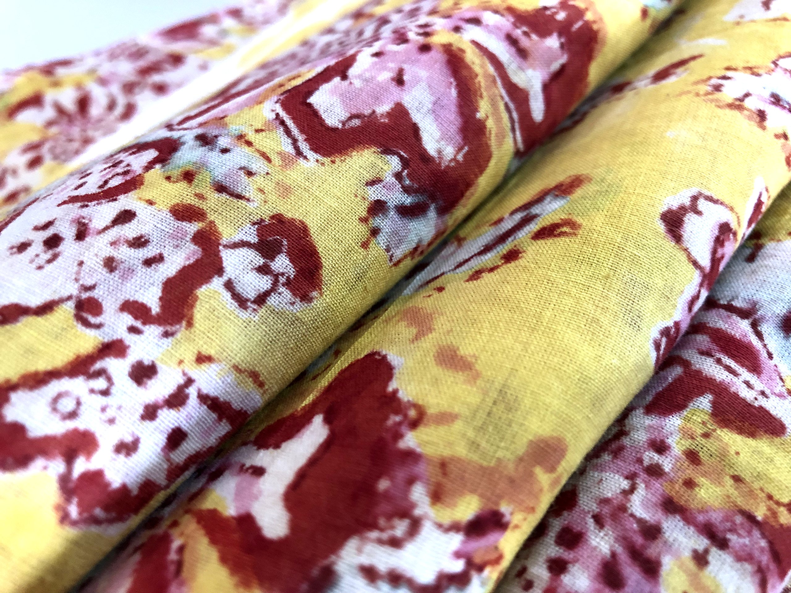 Traditional Jaipur Drukowana tkanina bawełniana na podwórku, indyjskie tkaniny z nadrukiem na lato kurti, sukienka, szalik, poduszka, pokrowiec na sofę (10 jardów)