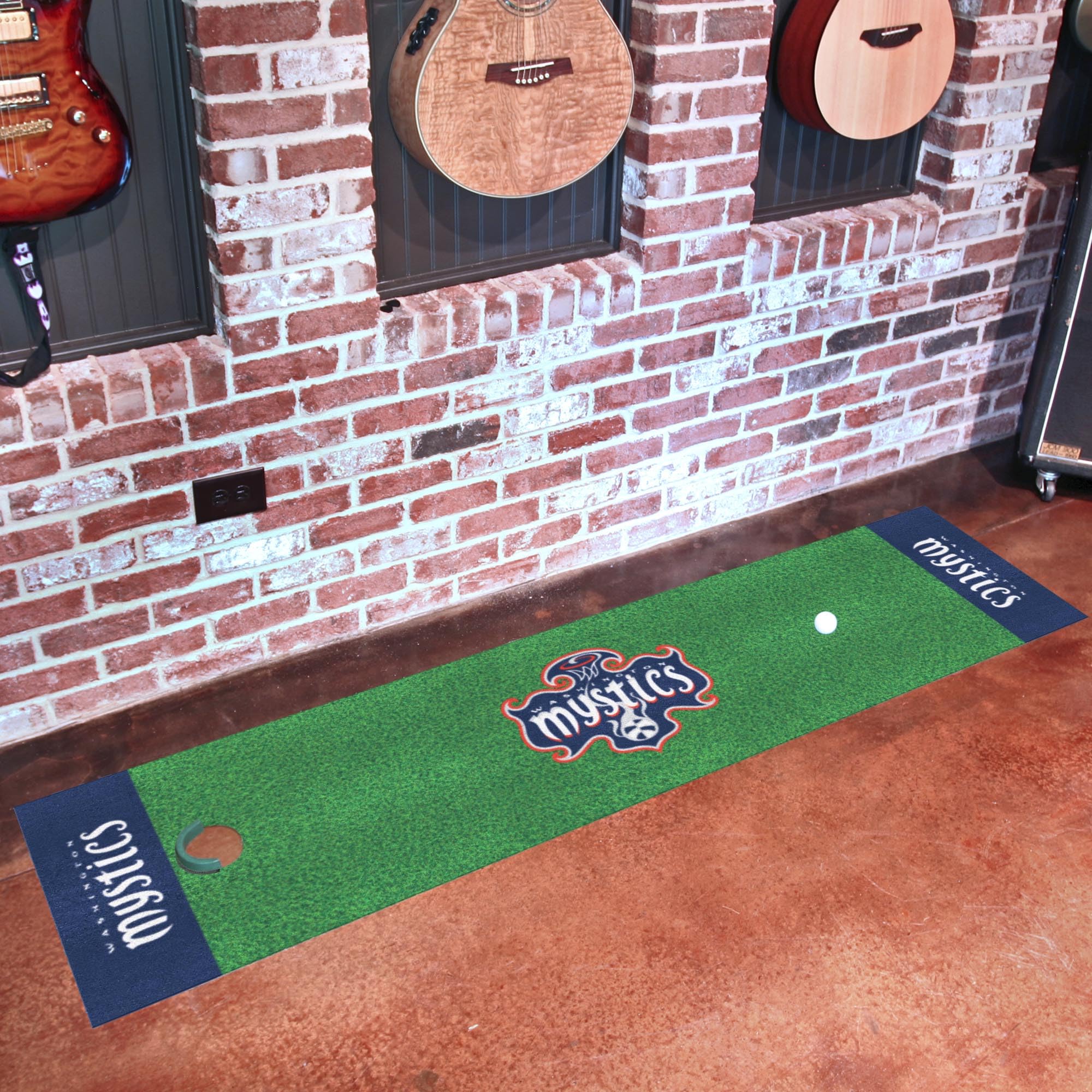 FANMATS 44837 WNBA - Washington Mystics Putting Green Mat | Green | 18
