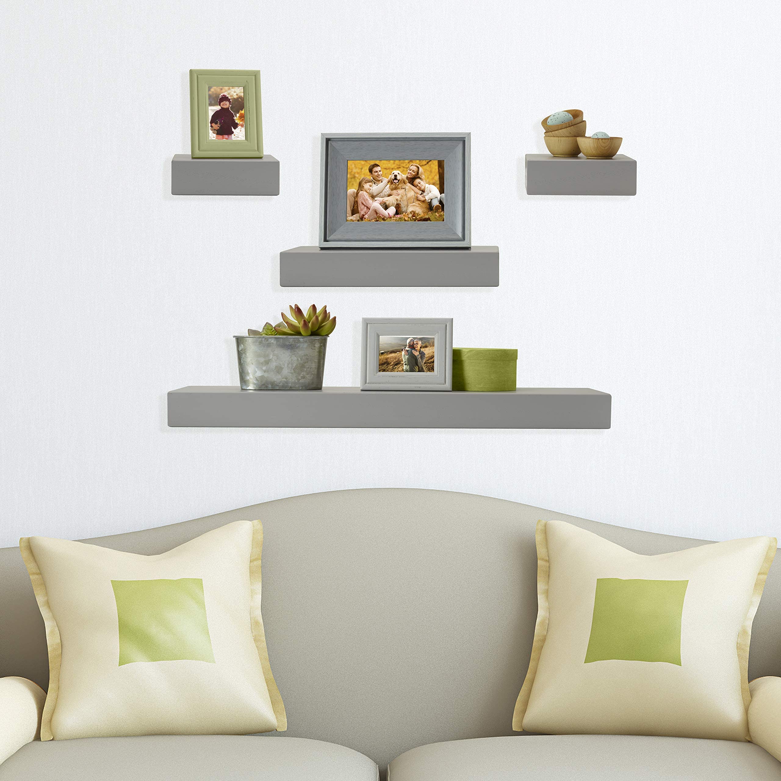 Snapklik.com : Melannco Chunky Floating Shelves