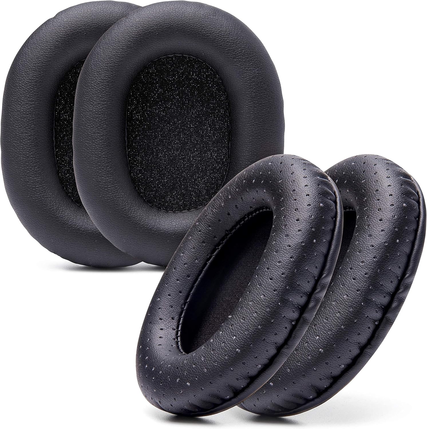 Comfort Pack | WC Wicked Cushions Replacement Ear Pads for Sony MDR 7506 | Soft Leather, Luxury Memory Foam, Unmatched Durability | Compatible With V6 / CD900ST (Black & Perforated)