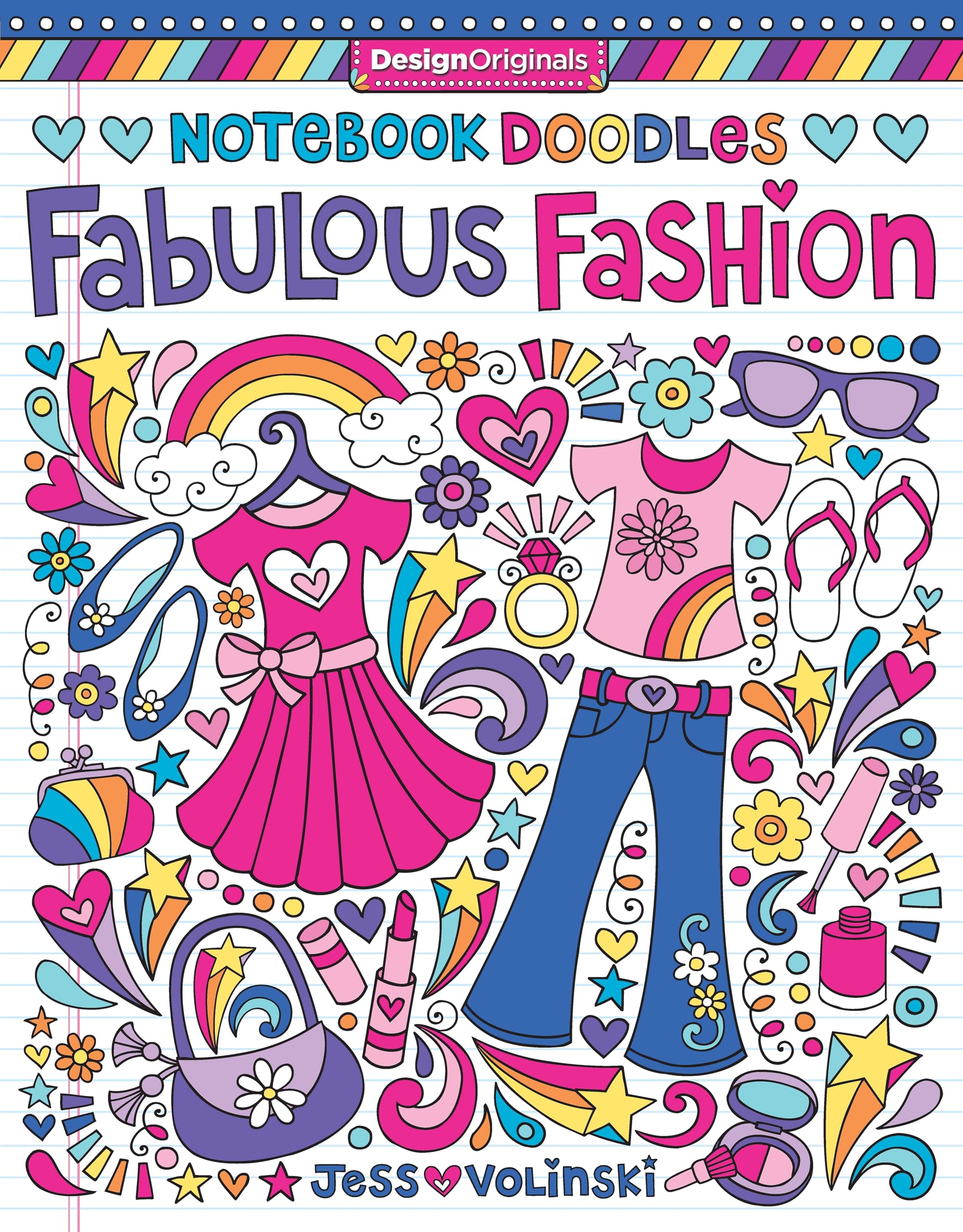 Notebook Doodles Fabulous Fashion: Coloring & Activity Book