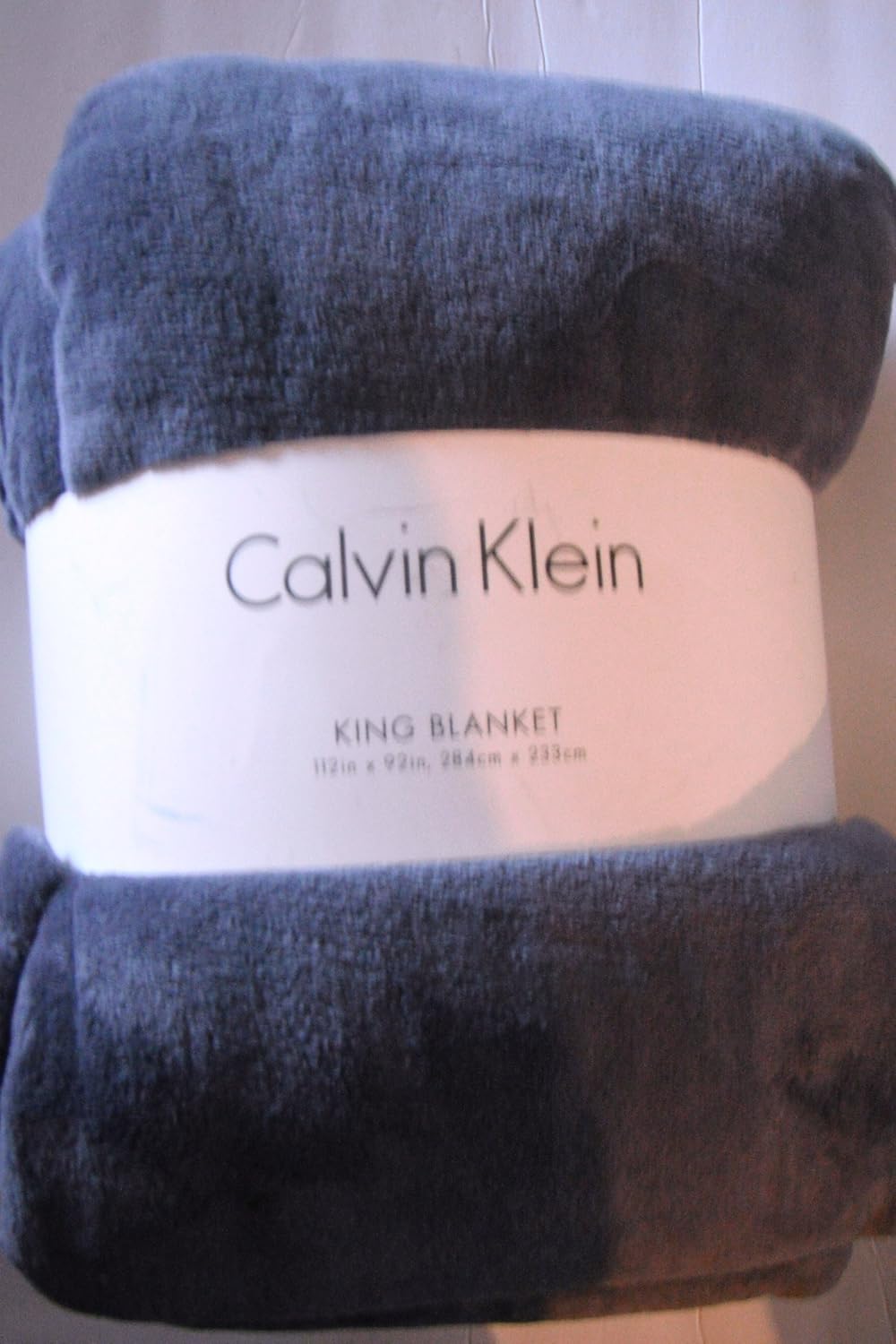 Calvin Klein Plush KING Size Blanket LAVENDER (VERY LIGHT