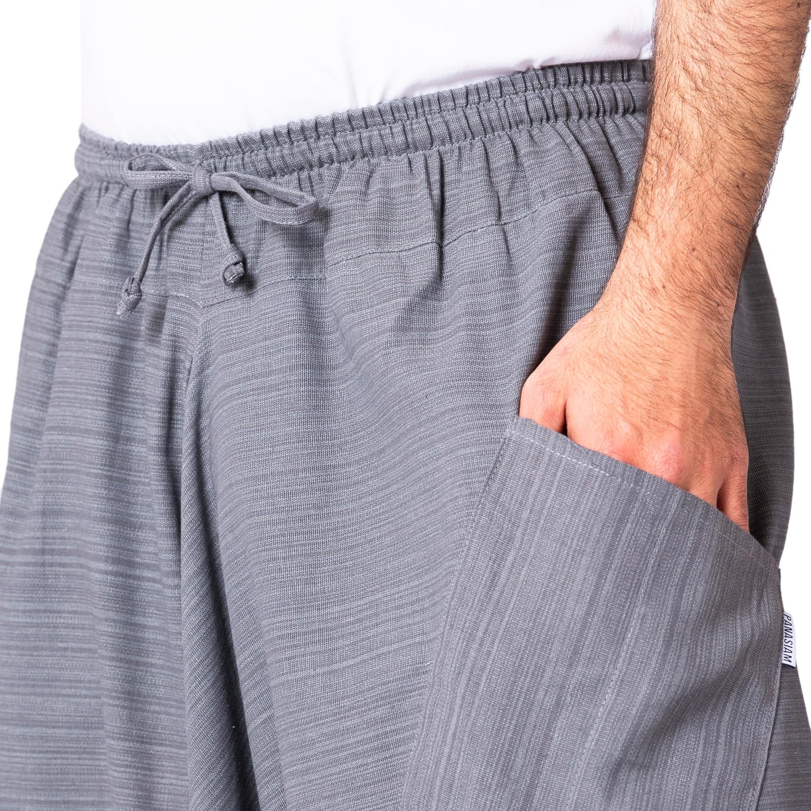 PANASIAM Pantalones Aladdin Lini | Pantalones Harem | 100% algodón | diseño Unisex | en 2 Tallas