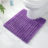 Vista 76 de FLOLEOPA Alfombras de baño de microfibra suave y esponjosa, tapetes de baño absorbentes, antideslizantes, lavables a máquina y de secado rápido