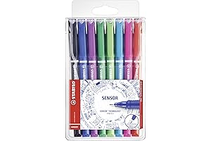 Stabilo Sensor F Soft Fineliner 8 Fineliner Wallet