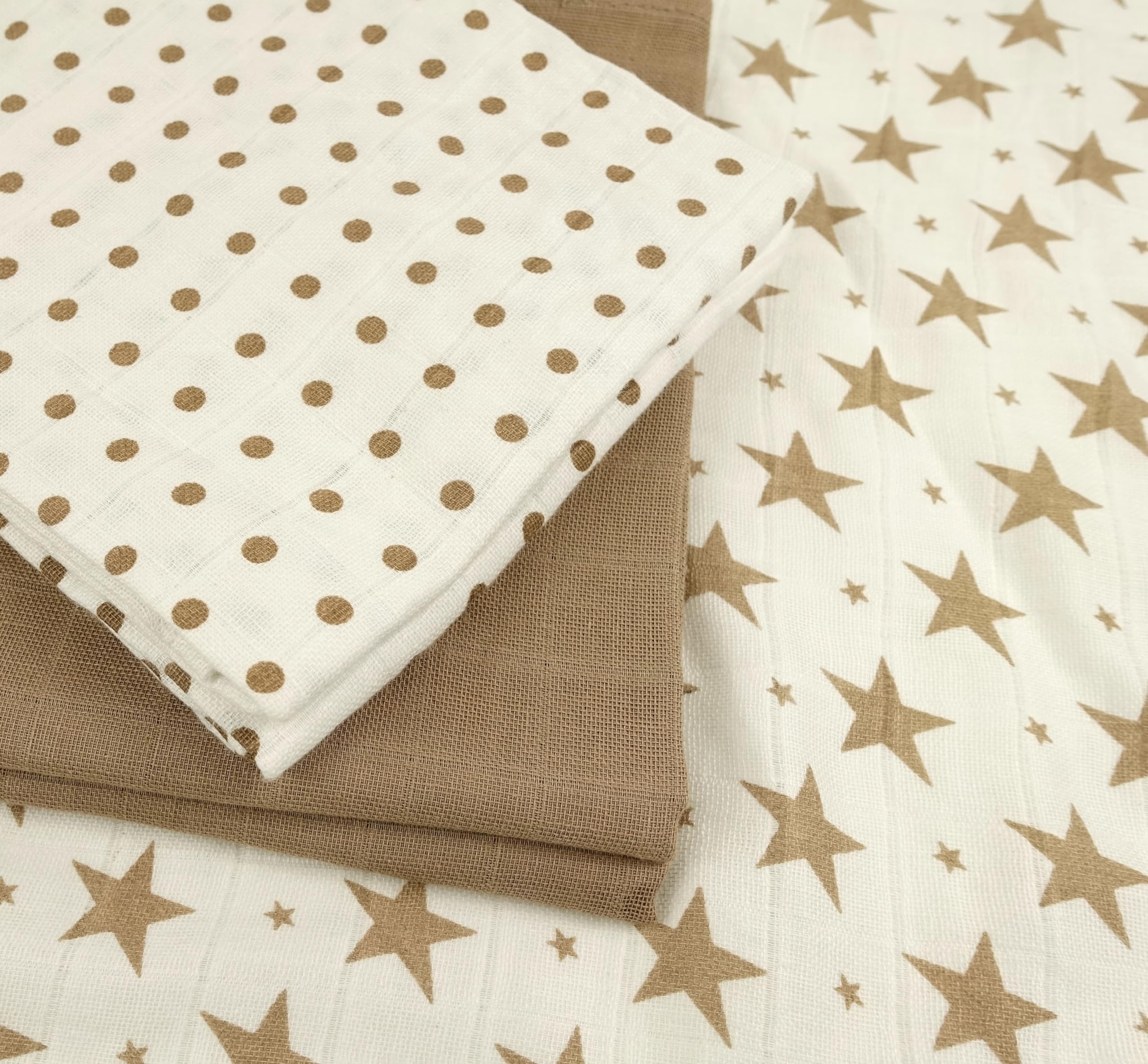 MuslinZ Muslin Cloths for Baby, Baby Burp Cloths, 6 Pack Muslin Squares, Large 70x70cm, Pure Cotton, Soft - Image 2