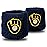 Franklin Sports MLB Milwaukee Brewers Team Wristbands
