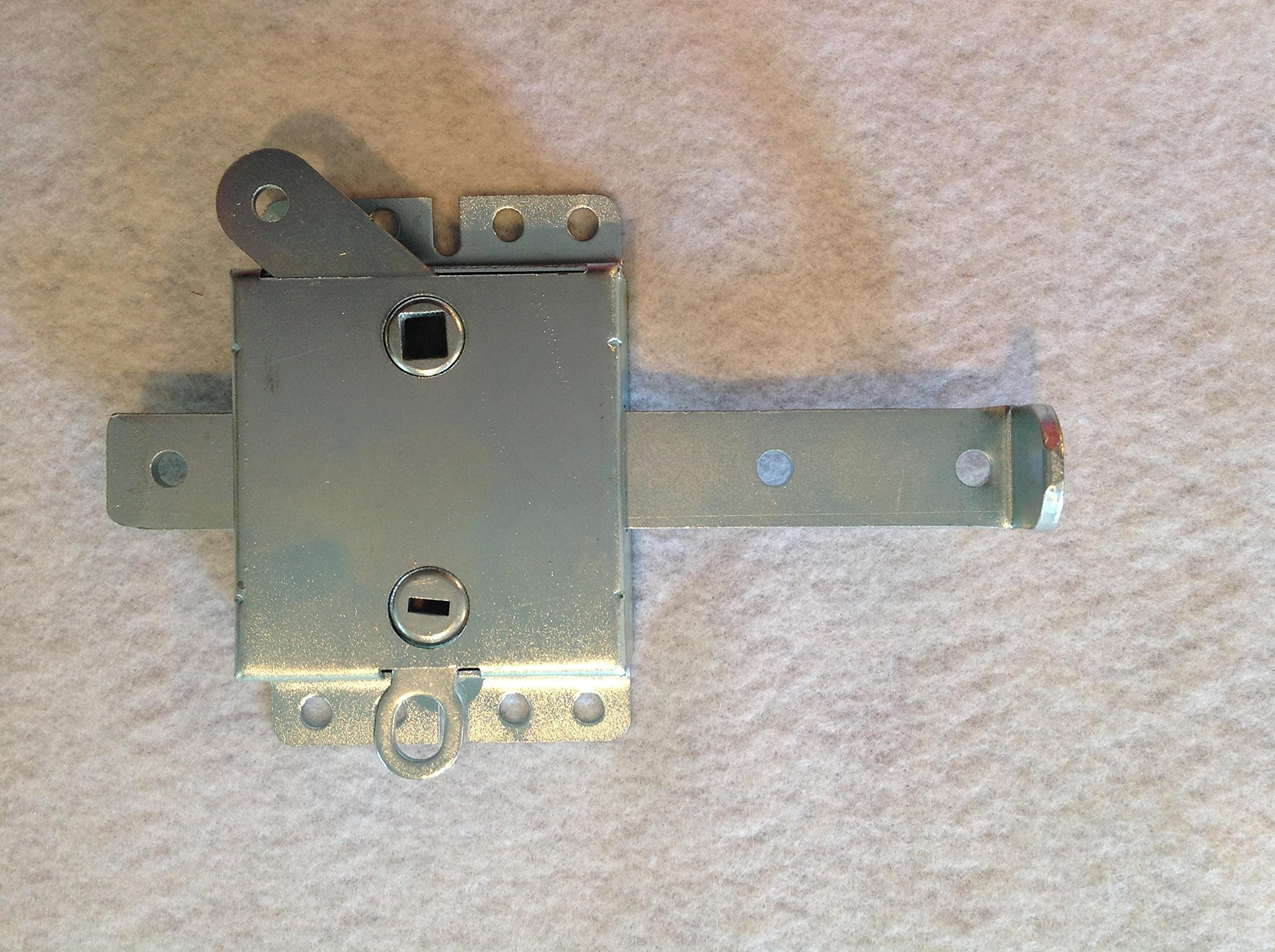 3130 End Stile Latch Slide Lock Secure Hardware OHD Garage Door Parts