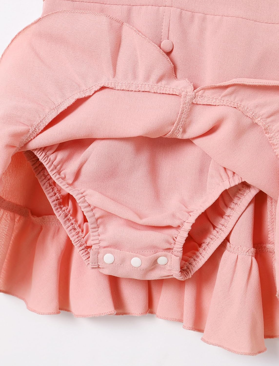 AWIBMK Boho Mommy and Me Dress Summer Holiday Casual Ruffle Sleeve V-Neck Midi A-Line High Low Dresses with Belt - Image 5