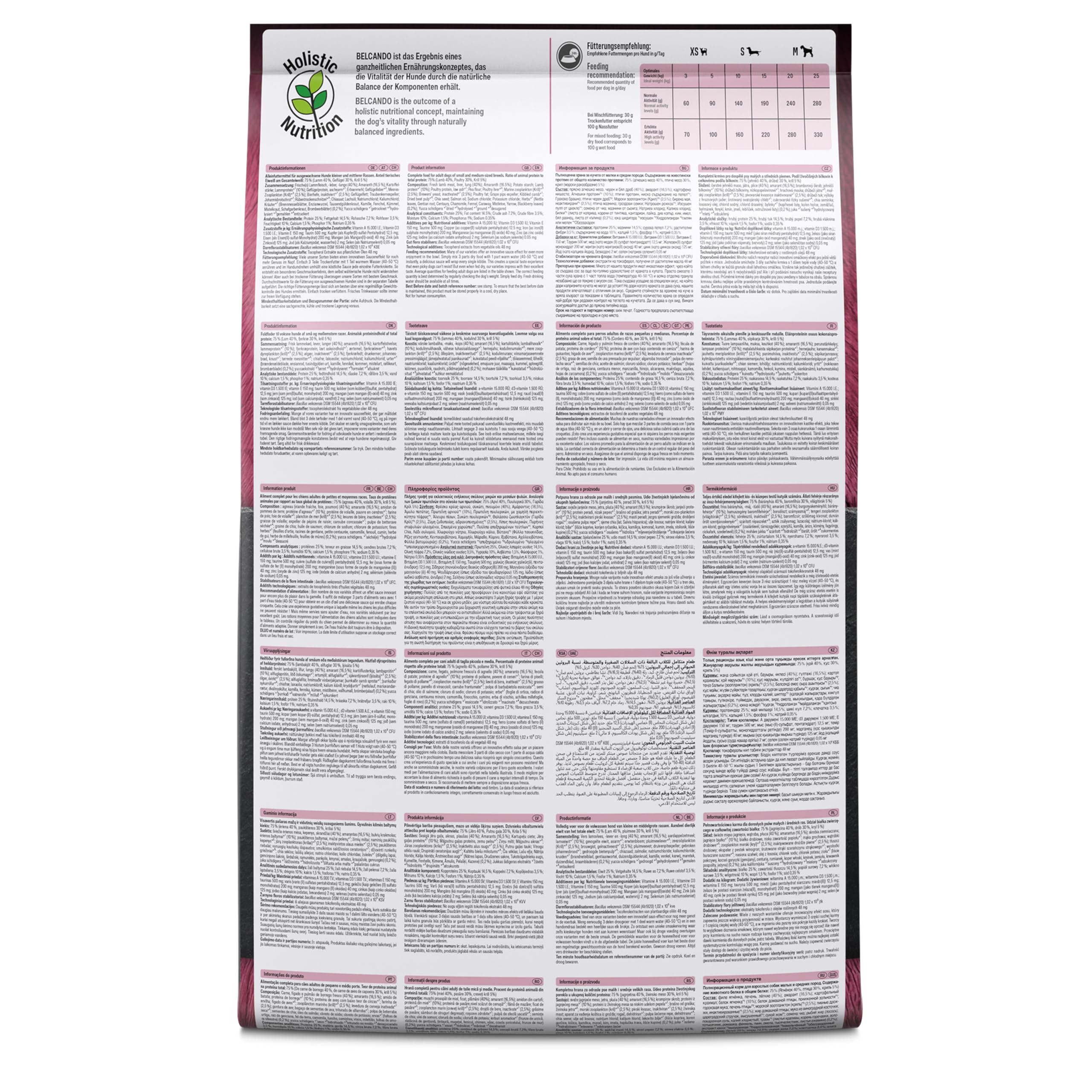 BELCANDO Finest GF Lamb [4 kg] getreidefreies Hundefutter | Trockenfutter für kleine & mittlere Hunde | Alleinfuttermittel für Hunde ab 1 Jahr