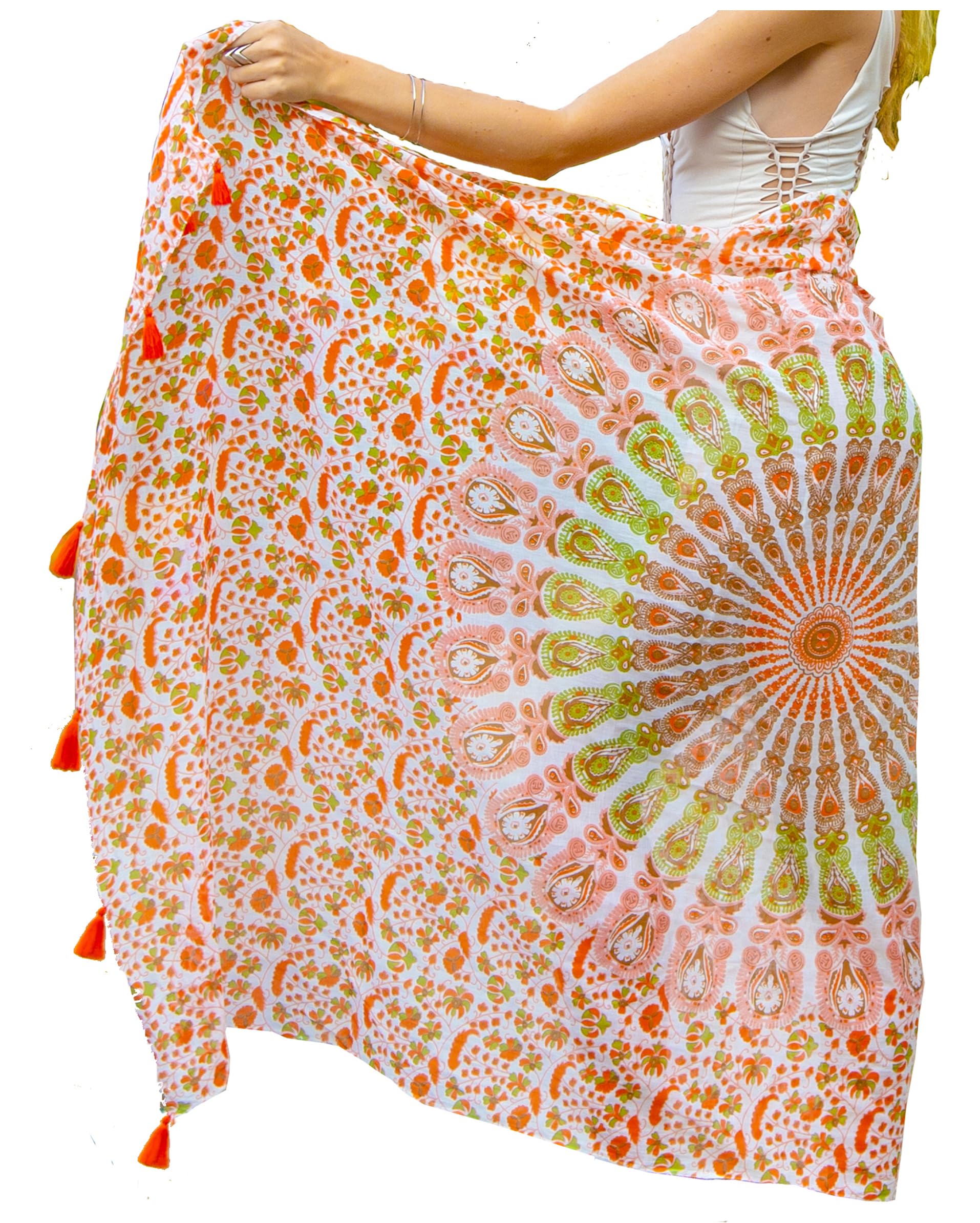 Bikini Swimsuit Cover Up - Beach Sarong - Pareo for Women - Tapestry Wall Hanging