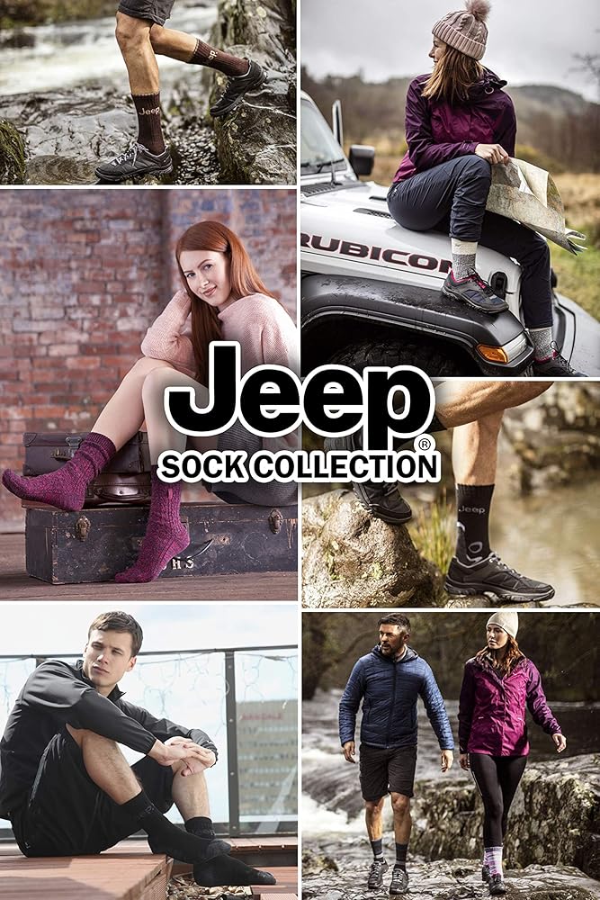 Jeep Confezione Da 6 Calzini Da Lavoro Da Uomo In Cotone