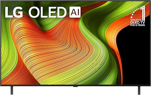 LG Smart TV OLED AI 4K serie B5 de 55 pulgadas con Dolby Atmos, Dolby Vision, HDR10, AI Super Upscaling 4K, modo cineasta, orquesta Wow, Alexa