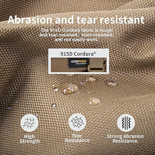 Miniatura 7 de Mardingtop 75L Military Internal Frame Backpack for Men, Cordura Tactical Backpack with Recco for Snowboarding,Hiking,Camping